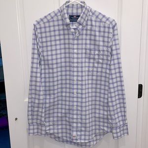 Purple plaid, vineyard vines performance, classic fit XS Murray shirt
